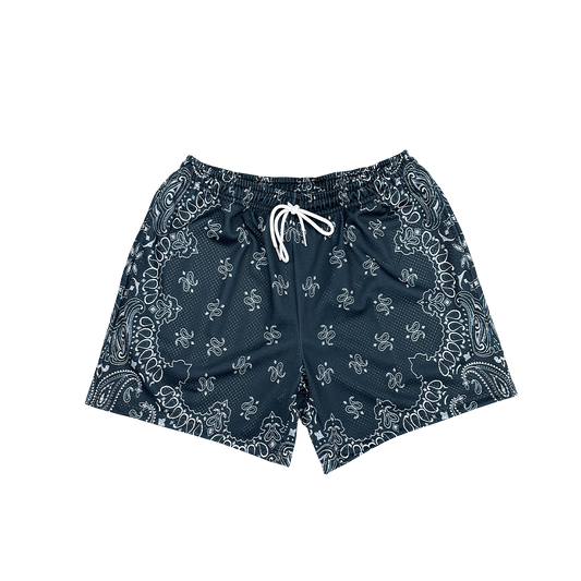 ADS BLK BANDANA - MESH SHORTS